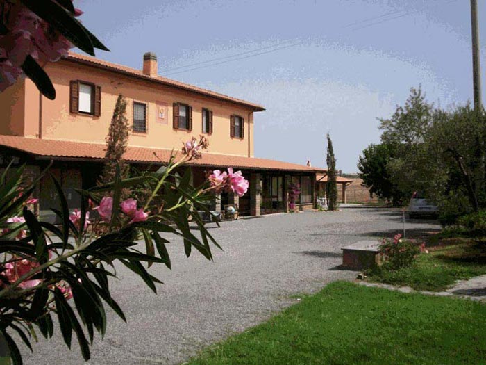 Casale Shala exterior - Lino Miele's home yoga shala in Tuscania
